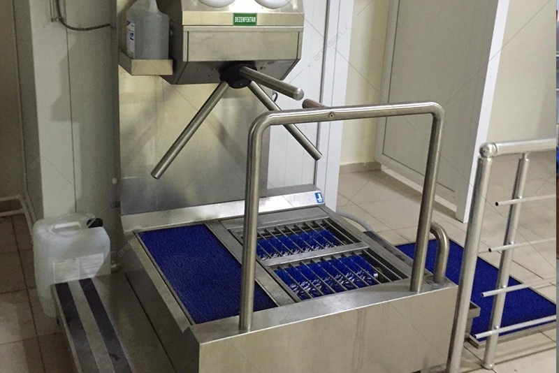 Sole Cleaning Hygiene Barrier with Turnstile – Hand and Foot Disinfection Unit - Görsel 4