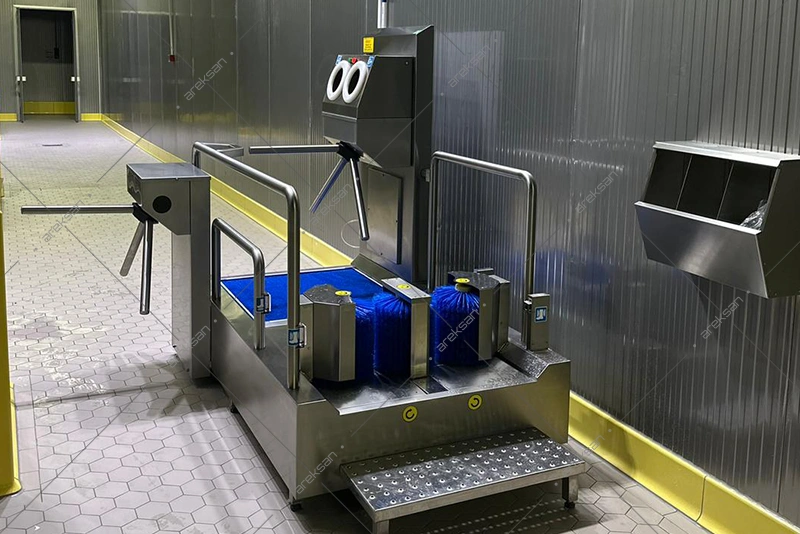 Multi-Brush Hygiene Entry System – Vertical and Horizontal Brush Hygiene Turnstile - Görsel 2