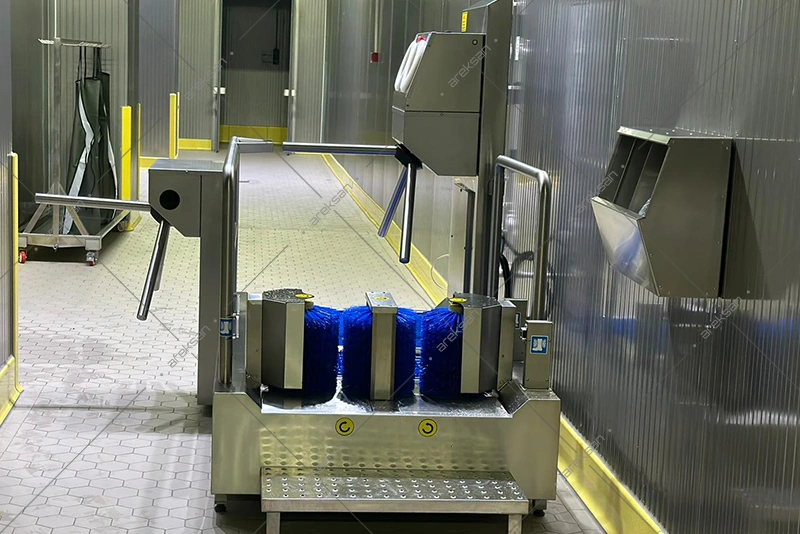 Multi-Brush Hygiene Entry System – Vertical and Horizontal Brush Hygiene Turnstile - Görsel 3