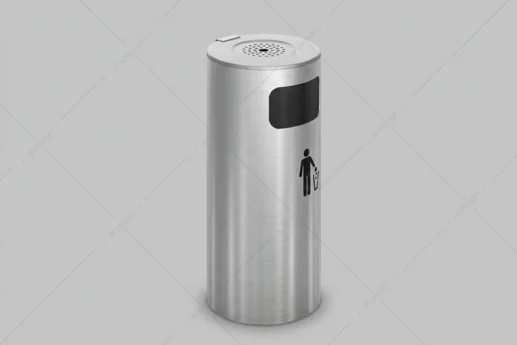 Stainless Steel Outdoor Ashtray Waste Bin