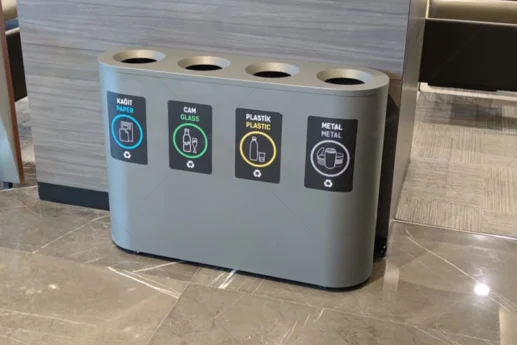 Stainless Steel Waste Bins