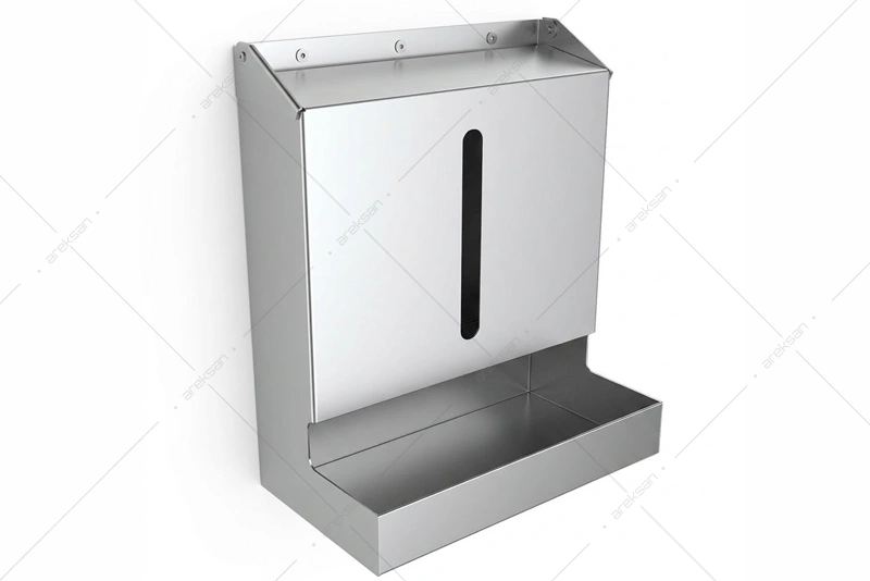 PPE Dispenser Station – 304 Stainless Steel - Görsel 5