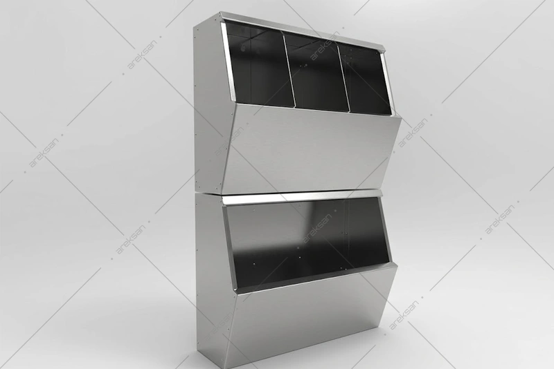 Wall Mounted Overshoe, Hairnet and Mask Cabinet