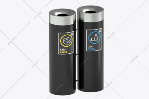 SRB-113 round graphic label detail on cylindrical body
