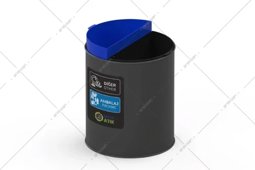 SRB-187 in-room hotel recycling bin