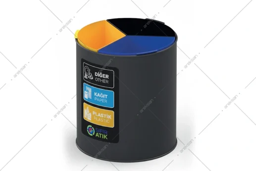 SRB-187 in-room hotel recycling bin