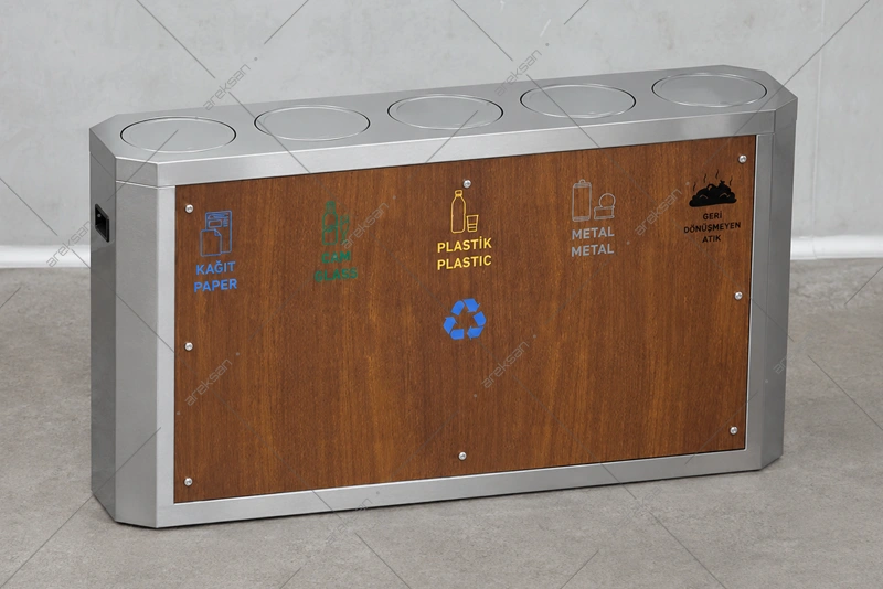SRB-230 304 stainless steel recycling bin