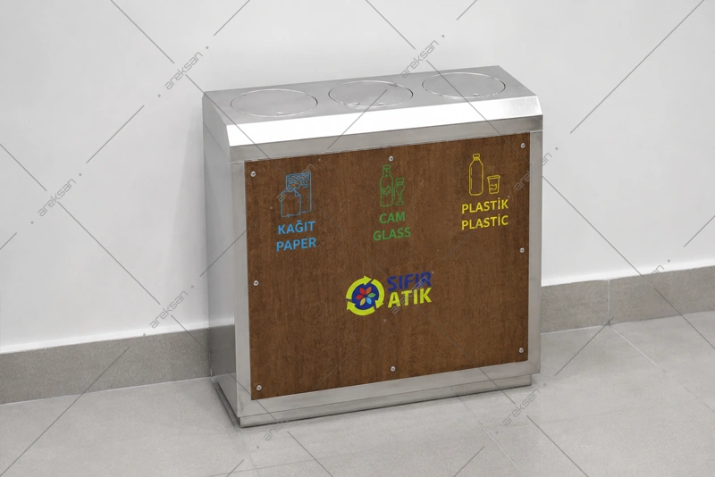 SRB-262 304 stainless steel recycling bin