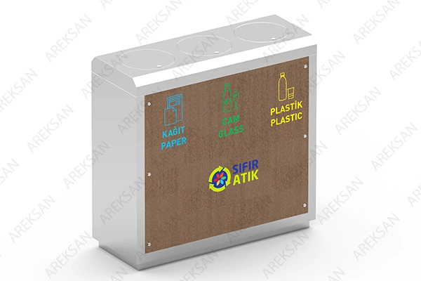 SRB-262 304 stainless steel recycling bin