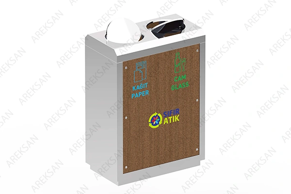 SRB-262 304 stainless steel recycling bin