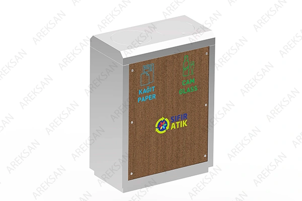 SRB-262 304 stainless steel recycling bin