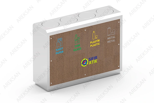 SRB-262 304 stainless steel recycling bin
