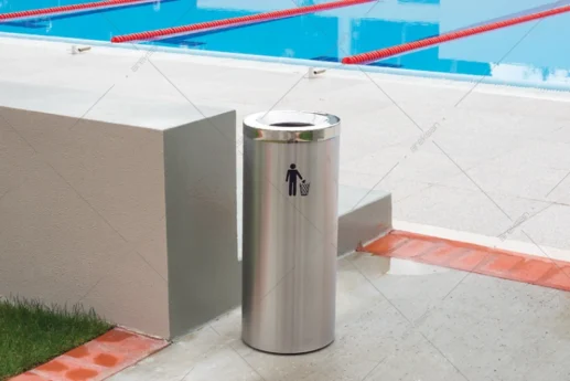 Ring Top Stainless Steel Waste Bin
