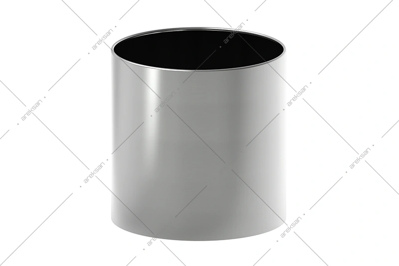 SPT-101 Lotus stainless steel cylindrical planter
