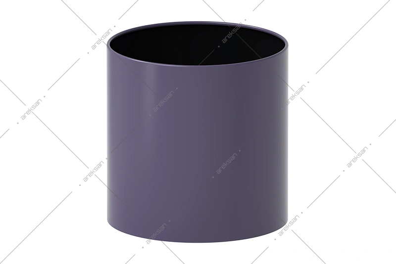 SPT-101 Lotus stainless steel cylindrical planter