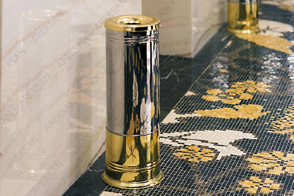 PVD Coated Indoor Waste Bin